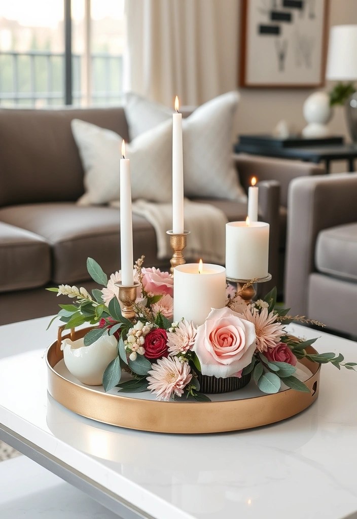 25 Unique DIY Home Decor Projects That'll Make Your Living Room Pop! - 21. DIY Coffee Table Centerpiece
