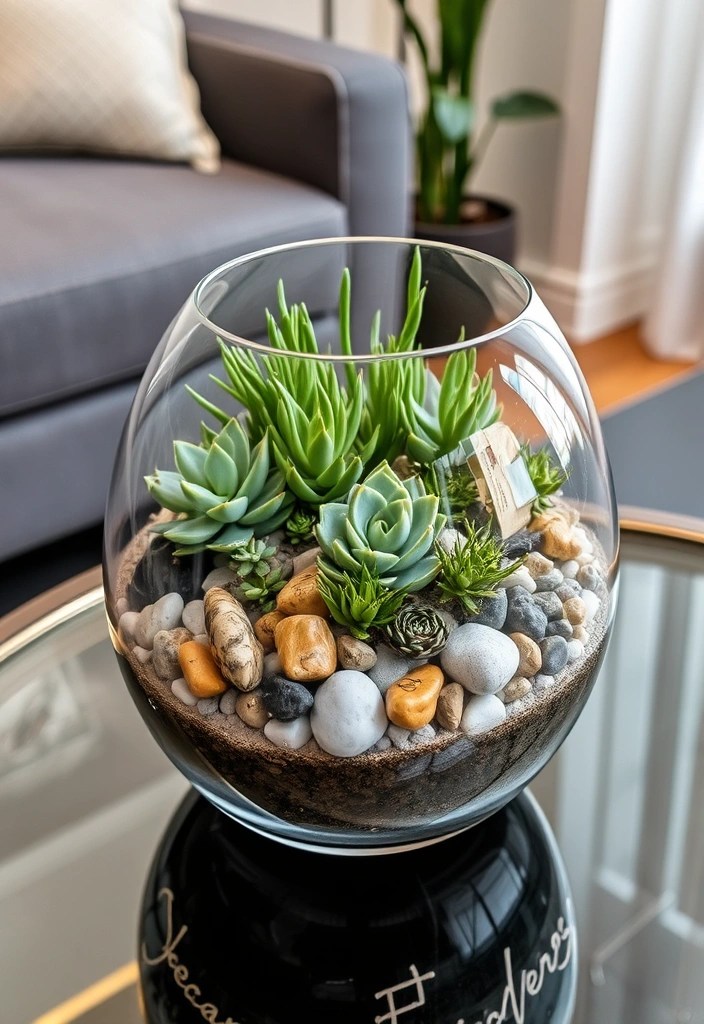 25 Unique DIY Home Decor Projects That'll Make Your Living Room Pop! - 7. DIY Terrarium