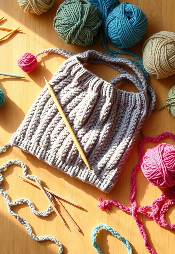 Unlock the Secrets: How to Make a Stylish Japanese Knitted Bag (Step-by-Step DIY Guide!) - Crafting the Body of Your Bag