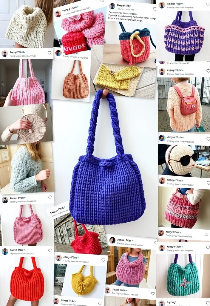 Unlock the Secrets: How to Make a Stylish Japanese Knitted Bag (Step-by-Step DIY Guide!) - Sharing Your Creation: Join the Knitting Community