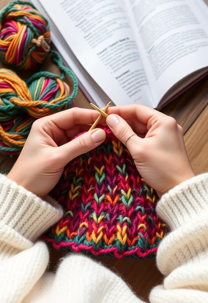 Unlock the Secrets to a Chic Japanese Knitted Bag with This Simple DIY Guide! - Creating Your Base: Cast On and Knit the Bottom