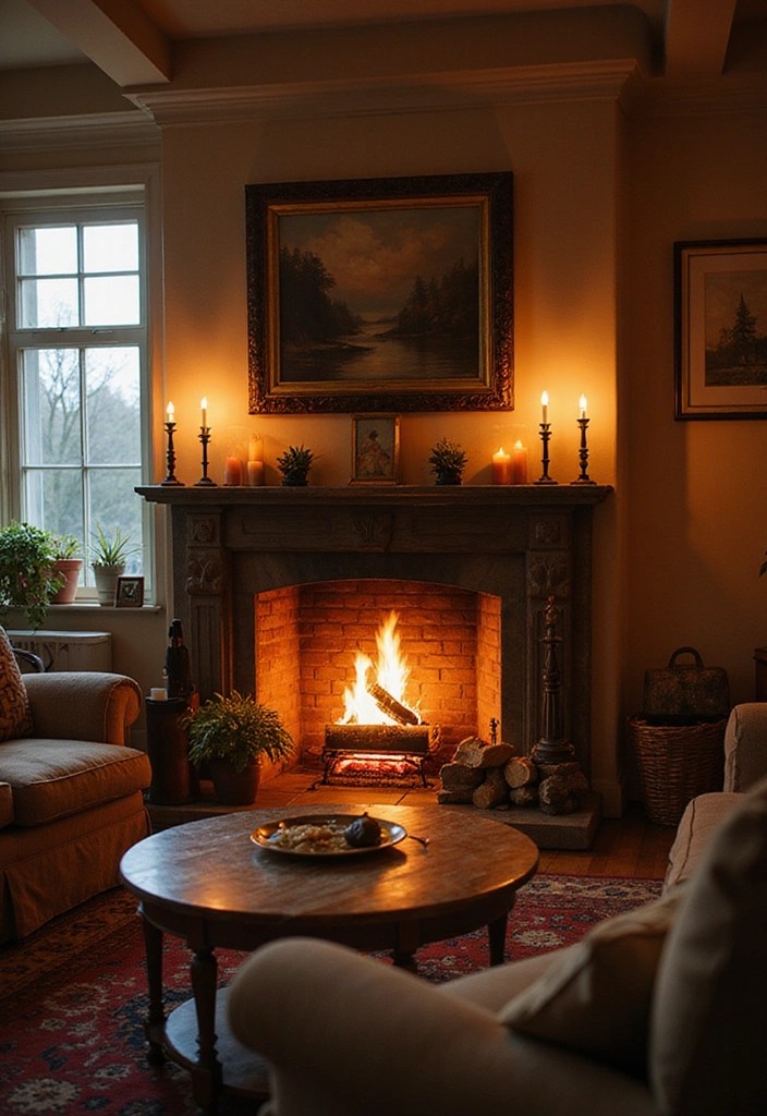 15 Trendy Cozy Living Room Decor Hacks That Will Make You Want to Curl Up on Your Couch! - 11. Create a Focal Point with a Fireplace