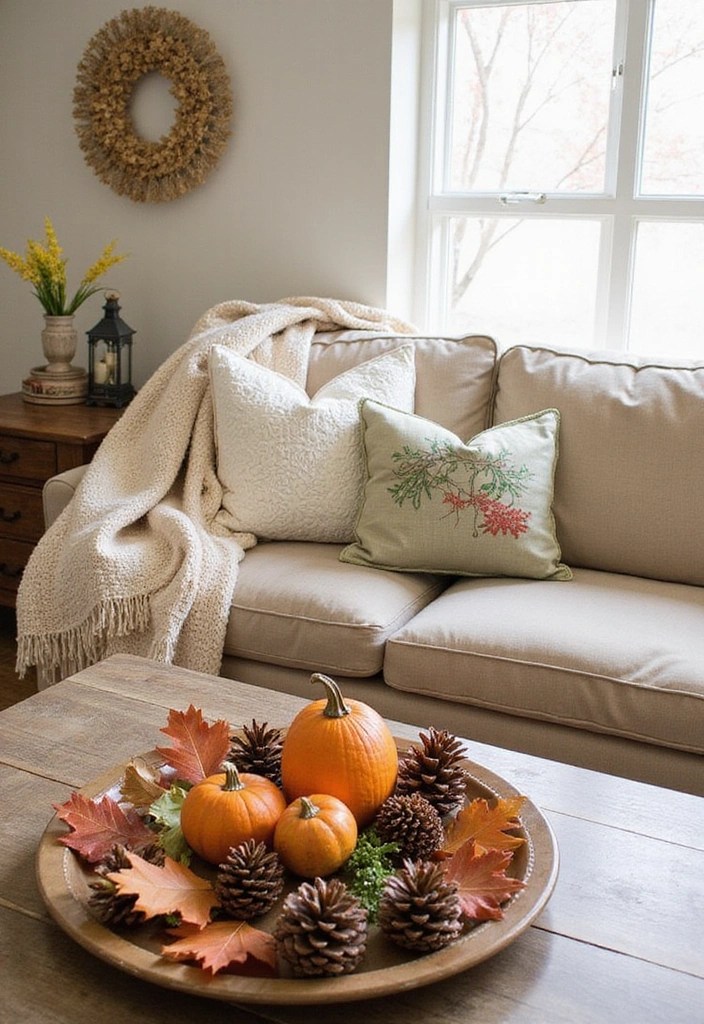 15 Trendy Cozy Living Room Decor Hacks That Will Make You Want to Curl Up on Your Couch! - 15. Seasonal Decor for a Fresh Feel