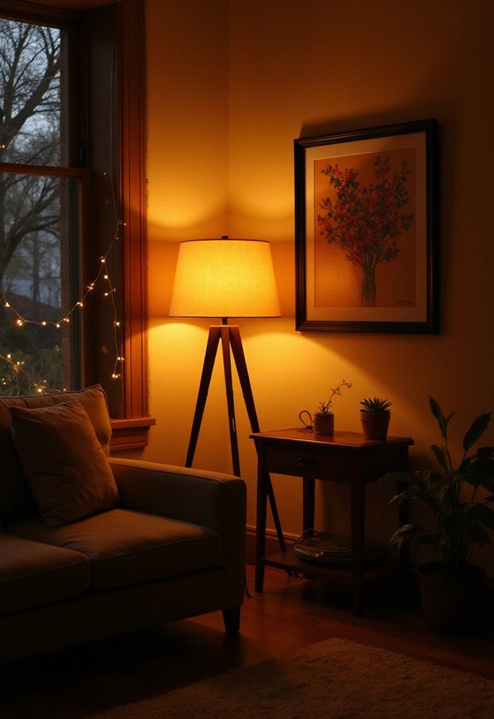 15 Trendy Cozy Living Room Decor Hacks That Will Make You Want to Curl Up on Your Couch! - 2. Warm Lighting for a Relaxed Vibe