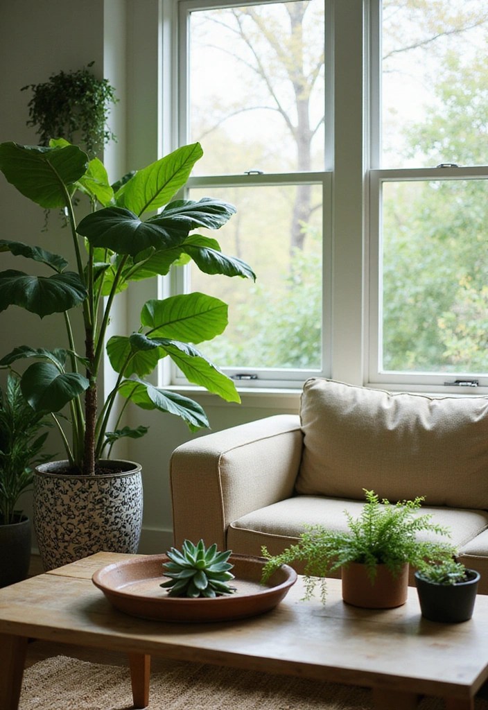 15 Trendy Cozy Living Room Decor Hacks That Will Make You Want to Curl Up on Your Couch! - 3. Incorporate Nature with Indoor Plants