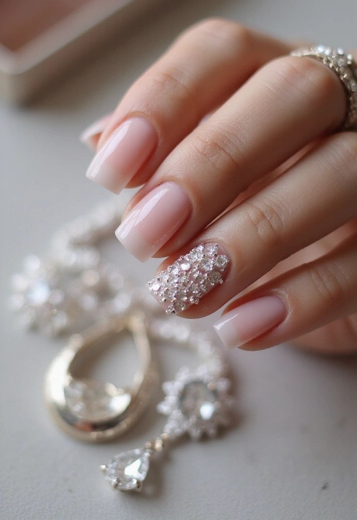 21 Trendy Spring Glass Nail Designs That Will Turn Heads! - 7. Crystal Clear