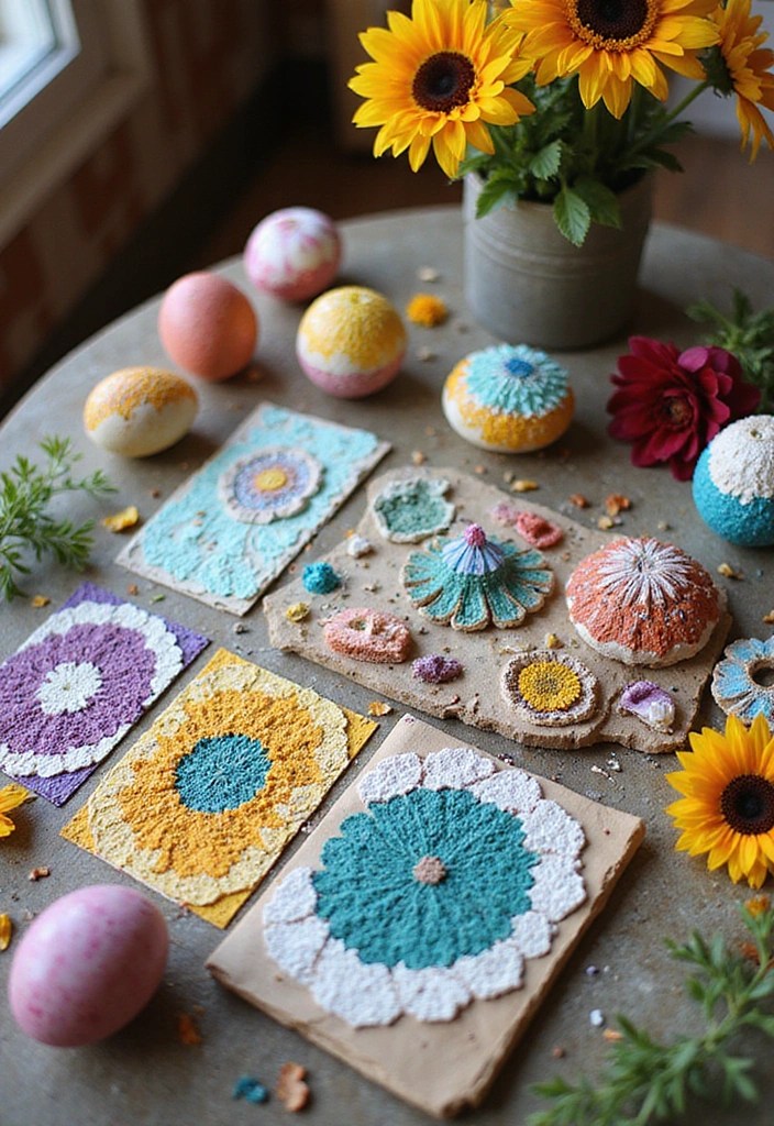 25 Stunning Natural Easter Egg Dyeing Ideas That Will Make Your Holiday More Vibrant! - 21. Eco-Friendly Eggshell Art