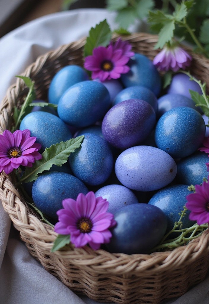 25 Stunning Natural Easter Egg Dyeing Ideas That Will Make Your Holiday More Vibrant! - 4. Red Cabbage Marvel