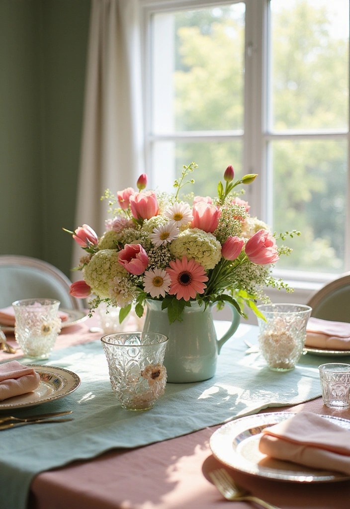 30 Creative Easter Home Decor Trends You Can't Afford to Miss in 2024! - 2. Pastel Floral Arrangements