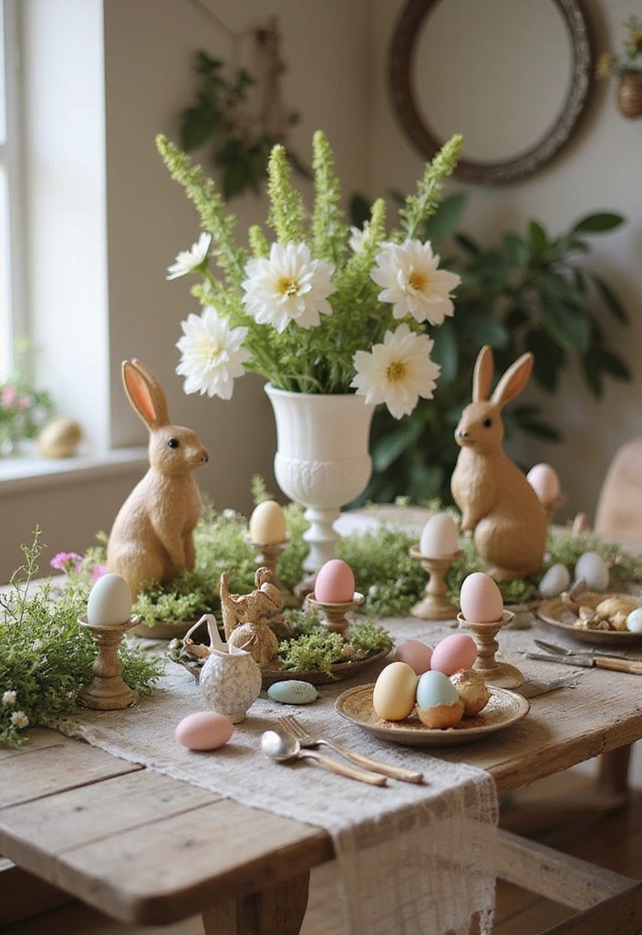30 Creative Easter Home Decor Trends You Can't Afford to Miss in 2024! - 4. Vintage-Inspired Decor