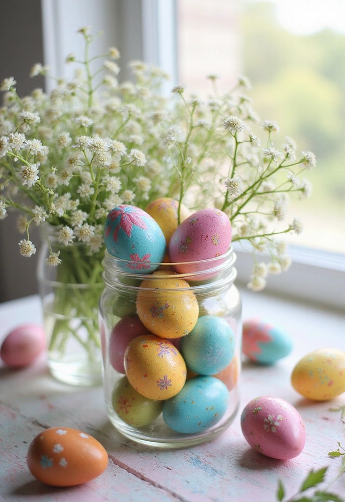 30 Creative Easter Home Decor Trends You Can't Afford to Miss in 2024! - 5. Colorful Egg Displays