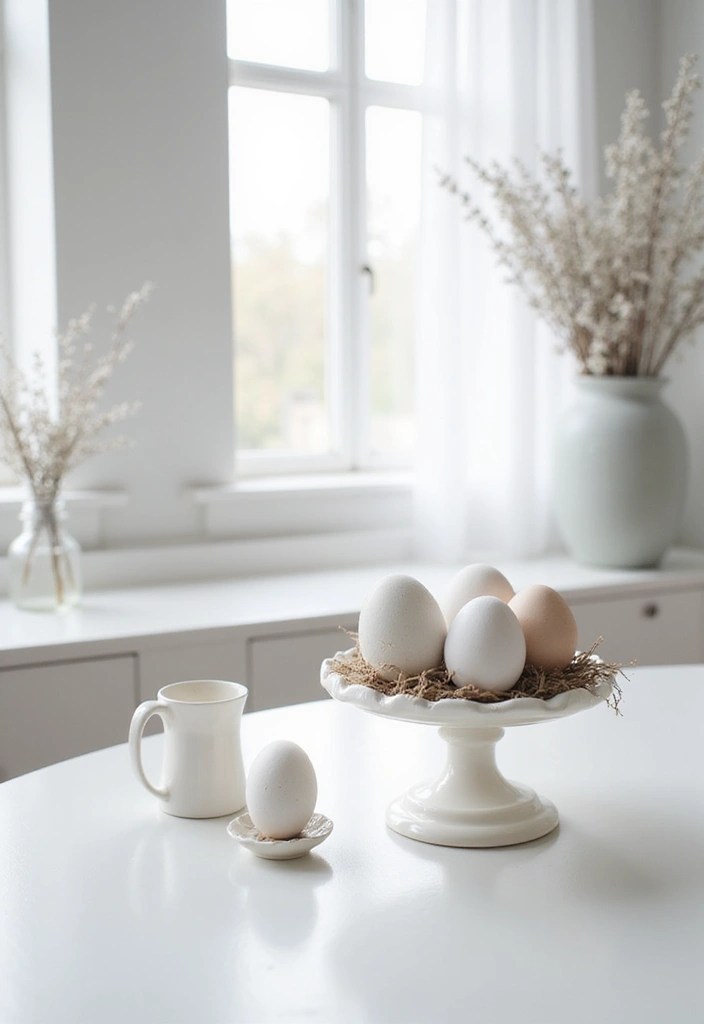 30 Creative Easter Home Decor Trends You Can't Afford to Miss in 2024! - 7. Modern Minimalism
