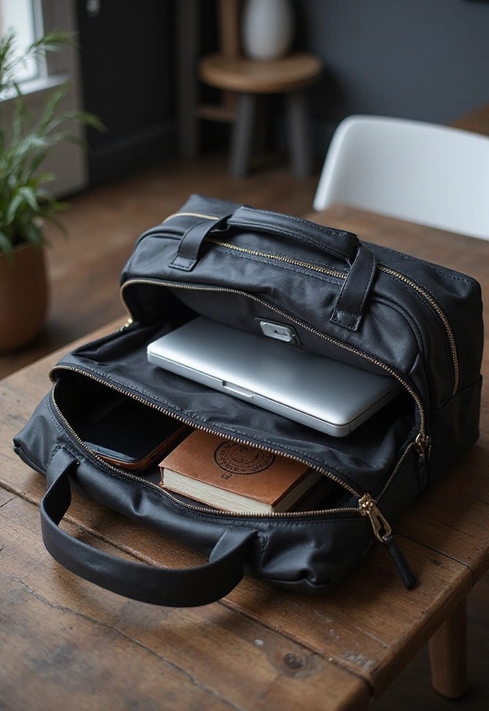 10 Must-Have Men's Fashion Bags Trends for 2025 - 7. Functional Compartments: Organized Elegance