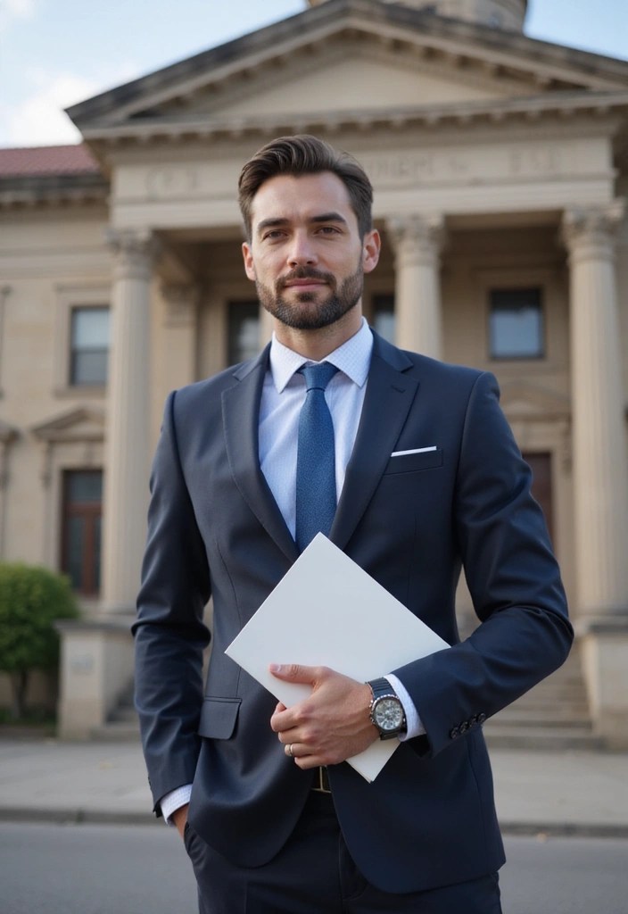 10 Years Later: Your Graduation Outfit Will Predict Your Future (Spoiler: It's Hilarious!) - 5. Went for the Classic Suit – You'll Be a Legal Eagle!