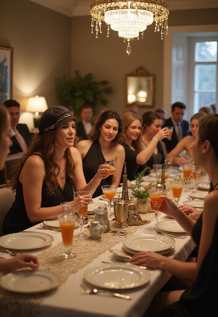 15 Creative Graduation Party Themes That Will Blow Your Guests Away! - 2. Vintage Glamour