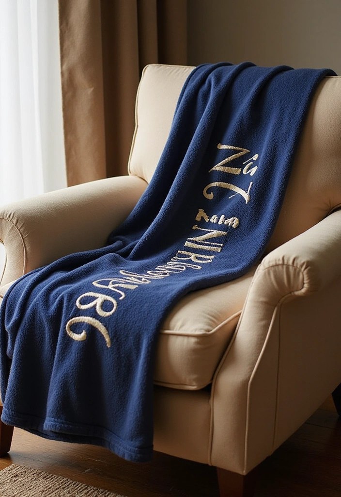 15 Personalized Graduation Gifts That Will Leave Them Speechless (You Won't Believe #7!) - 2. Personalized Graduation Blanket