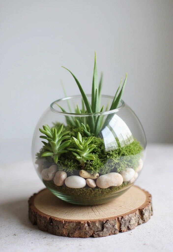 19 Creative Easter Centerpiece Ideas That Will Steal the Show - 16. Terrarium Table Centerpiece