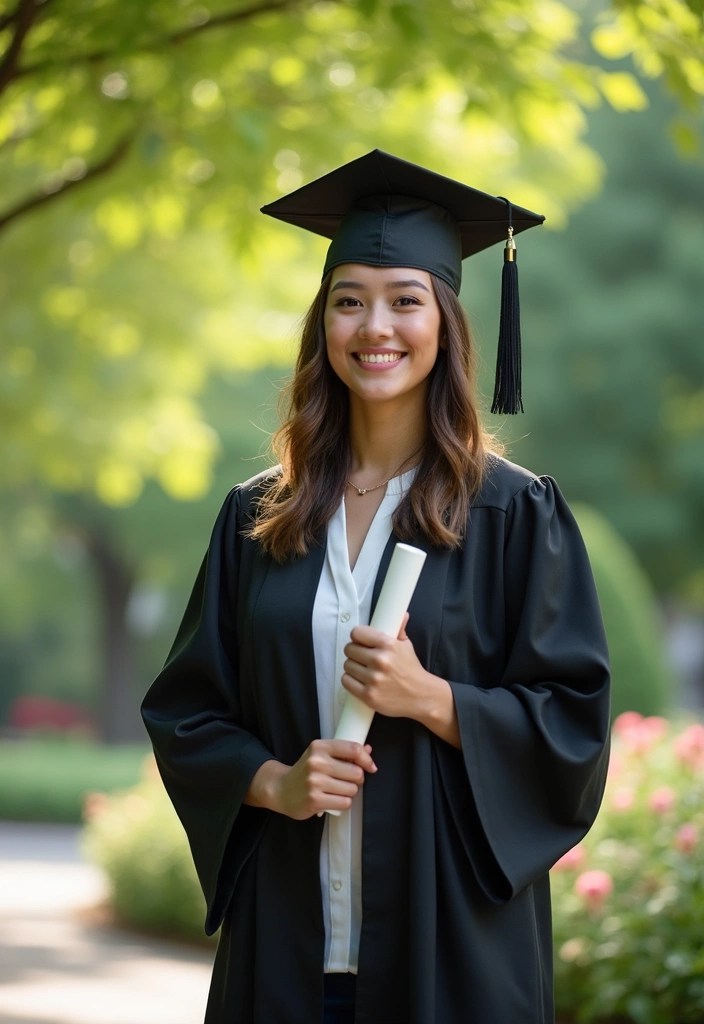 25 Unique Graduation Photo Ideas for 2025 That'll Make Your Friends Jealous! - 2. The Classic Portrait