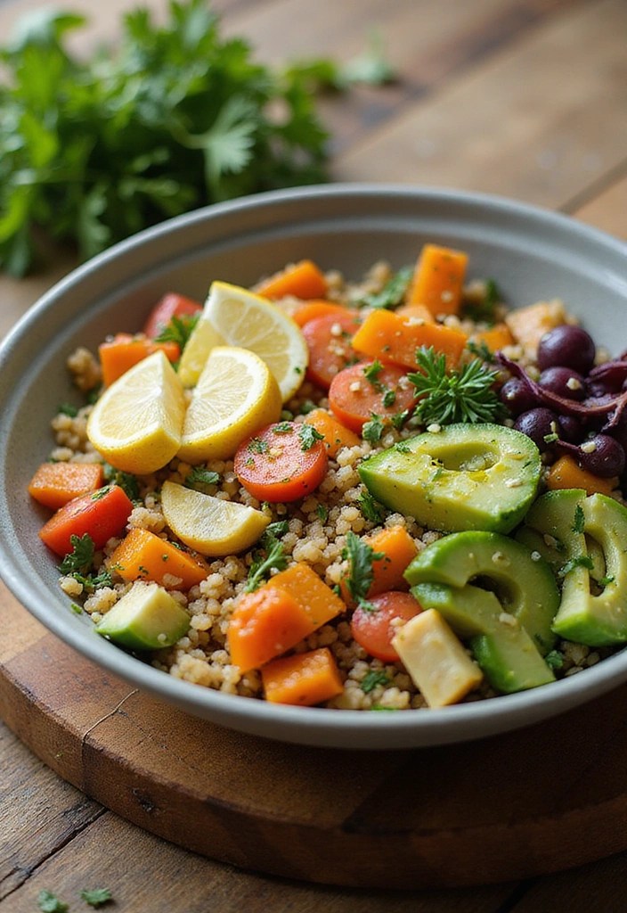 10 Mouthwatering Vegan Recipes You Can Whip Up in 15 Minutes (#4 Will Wow You!) - Quick Quinoa Power Bowl with Pre-Chopped Veggies