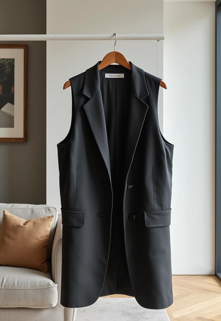 15 Jackets That Hold More Stories Than Most Conversations – Are You Listening? - 13. The Modern Longline Vest: A Contemporary Vision
