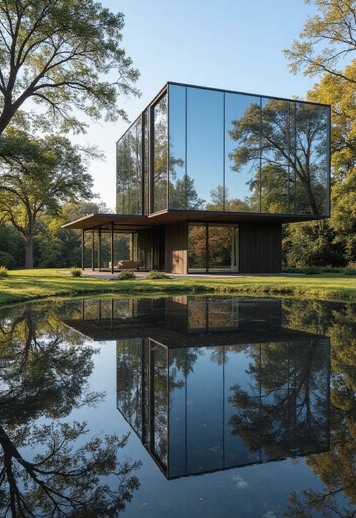 10 Modern Home Exterior Design Trends of 2025 That Will Blow Your Mind! - 3. Mirror Houses