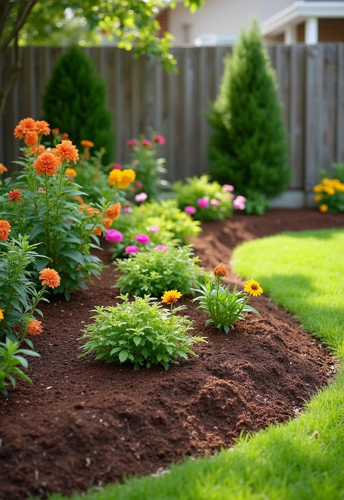 15 Backyard Luxury Ideas for 2025: Small Yards That Feel Like a Private Resort! - 14. Mulched Garden Beds