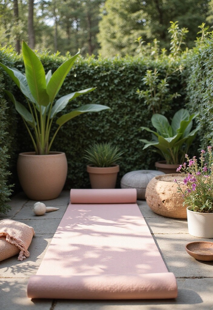 15 Backyard Luxury Ideas for 2025: Small Yards That Feel Like a Private Resort! - 15. Outdoor Yoga Spaces